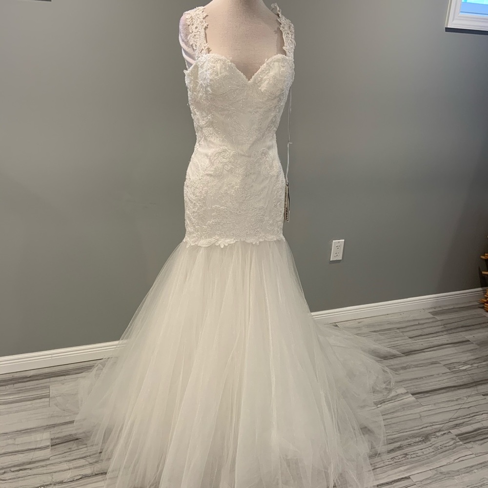 WTOO 14700 “Giselle” light nude/ivory size 10 NWT - Picture 2 of 11